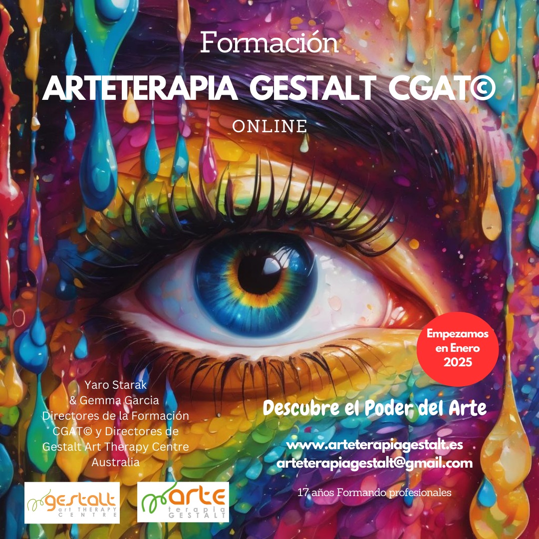 imagen: 2025-2026  Formacin ONLINE- Arteterapia Gestalt CGAT - Capability Art Therapy