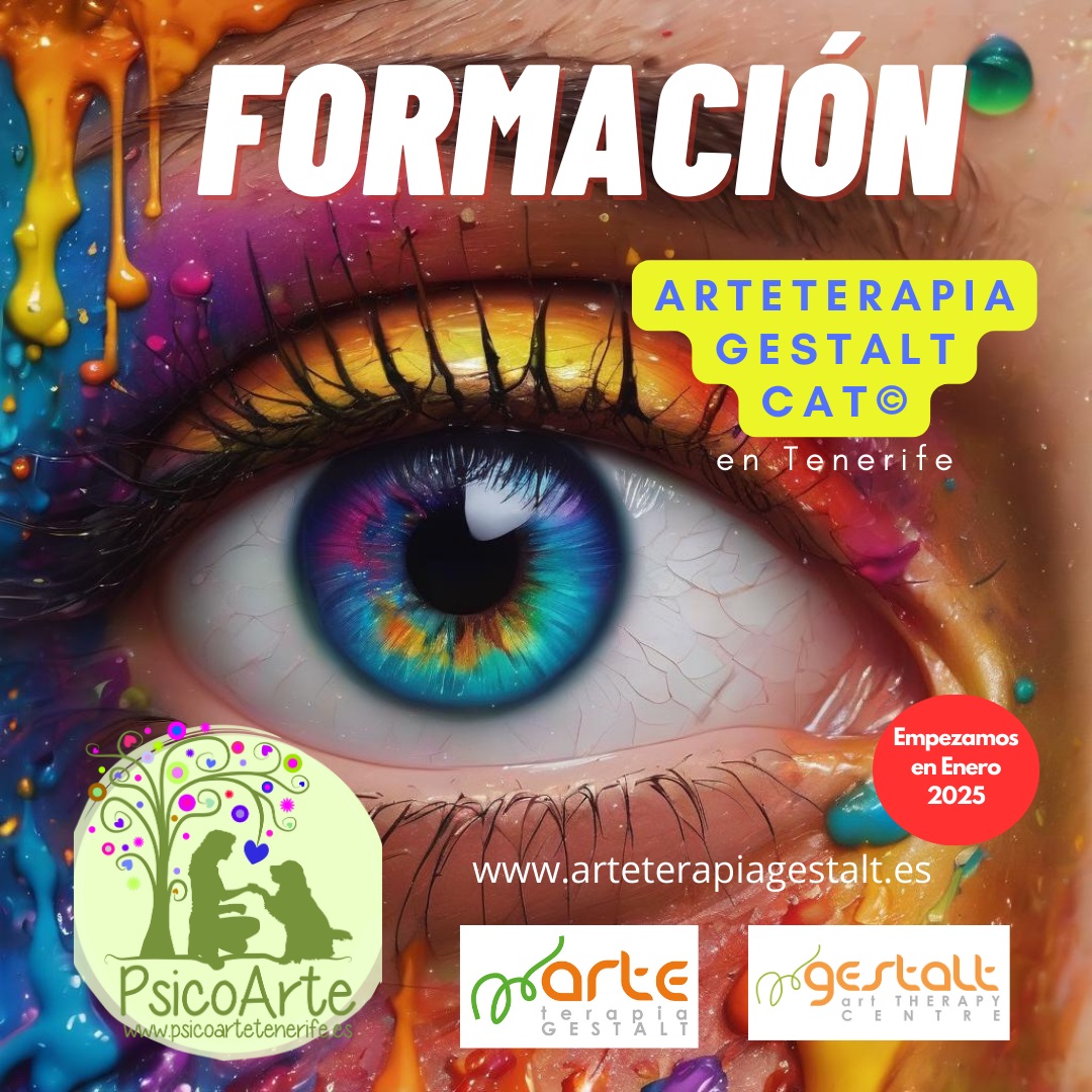 imagen: 2025 - 2026 Formacin PRESENCIAL CAT Arteterapia Gestalt - Psicoarte- Tenerife- Espaa